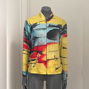 Jamie Sadock Red and Yellow Jacket
